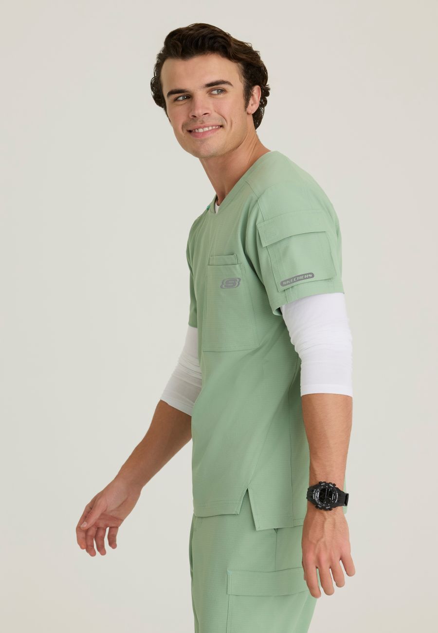 Bluza Station Skechers Field Green/S