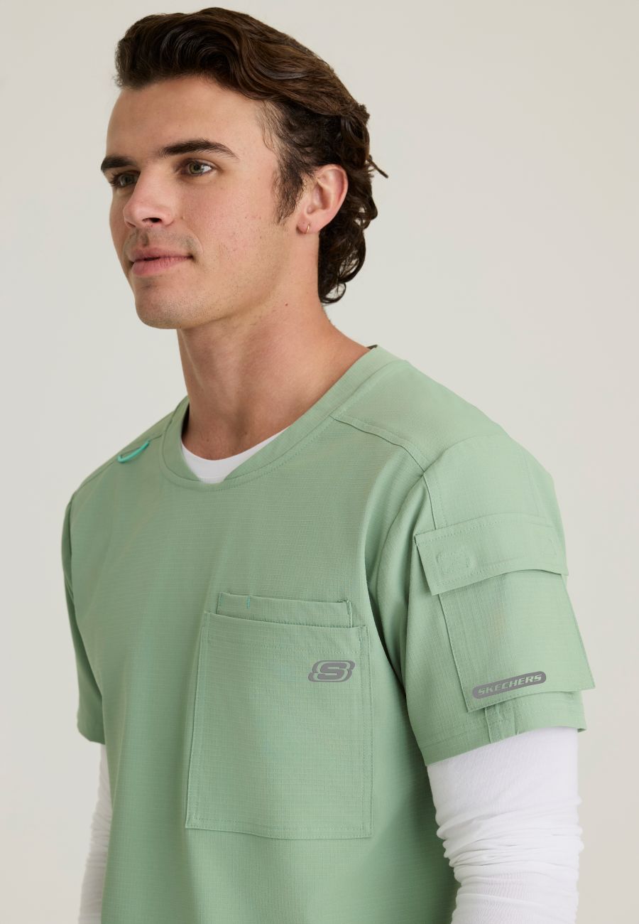 Bluza Station Skechers Field Green/S