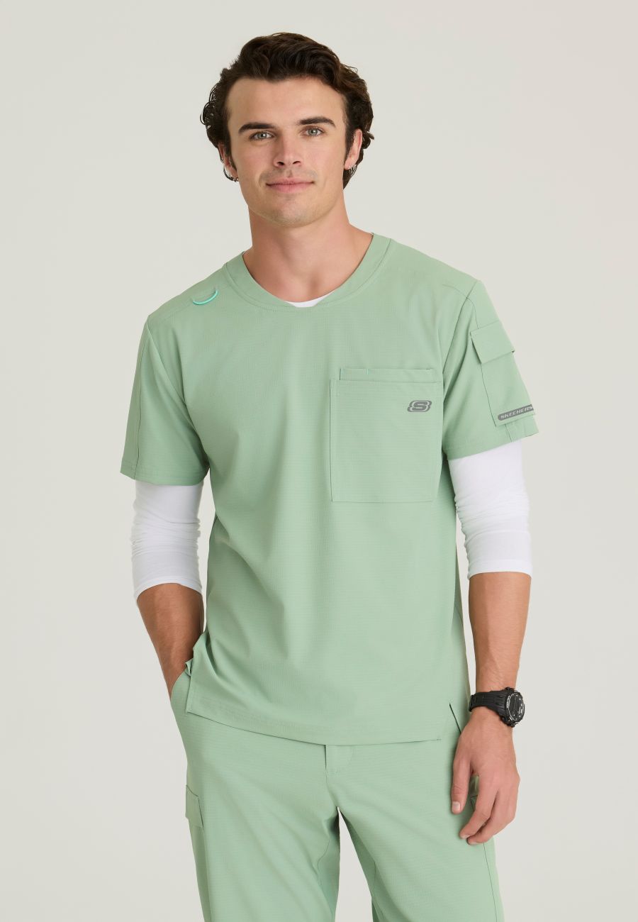 Bluza Station Skechers Field Green/S