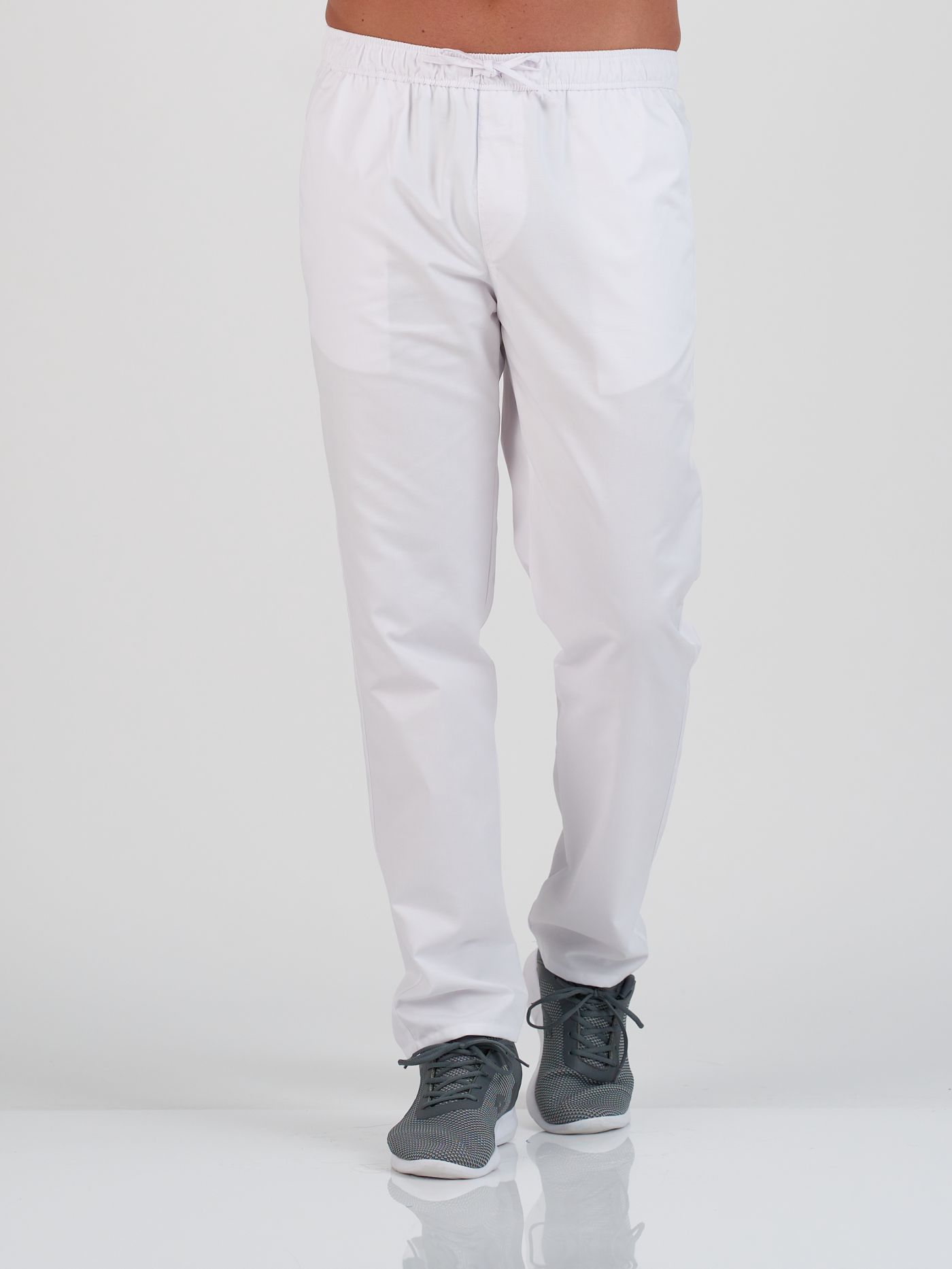 Muške pantalone Classic Bela/S