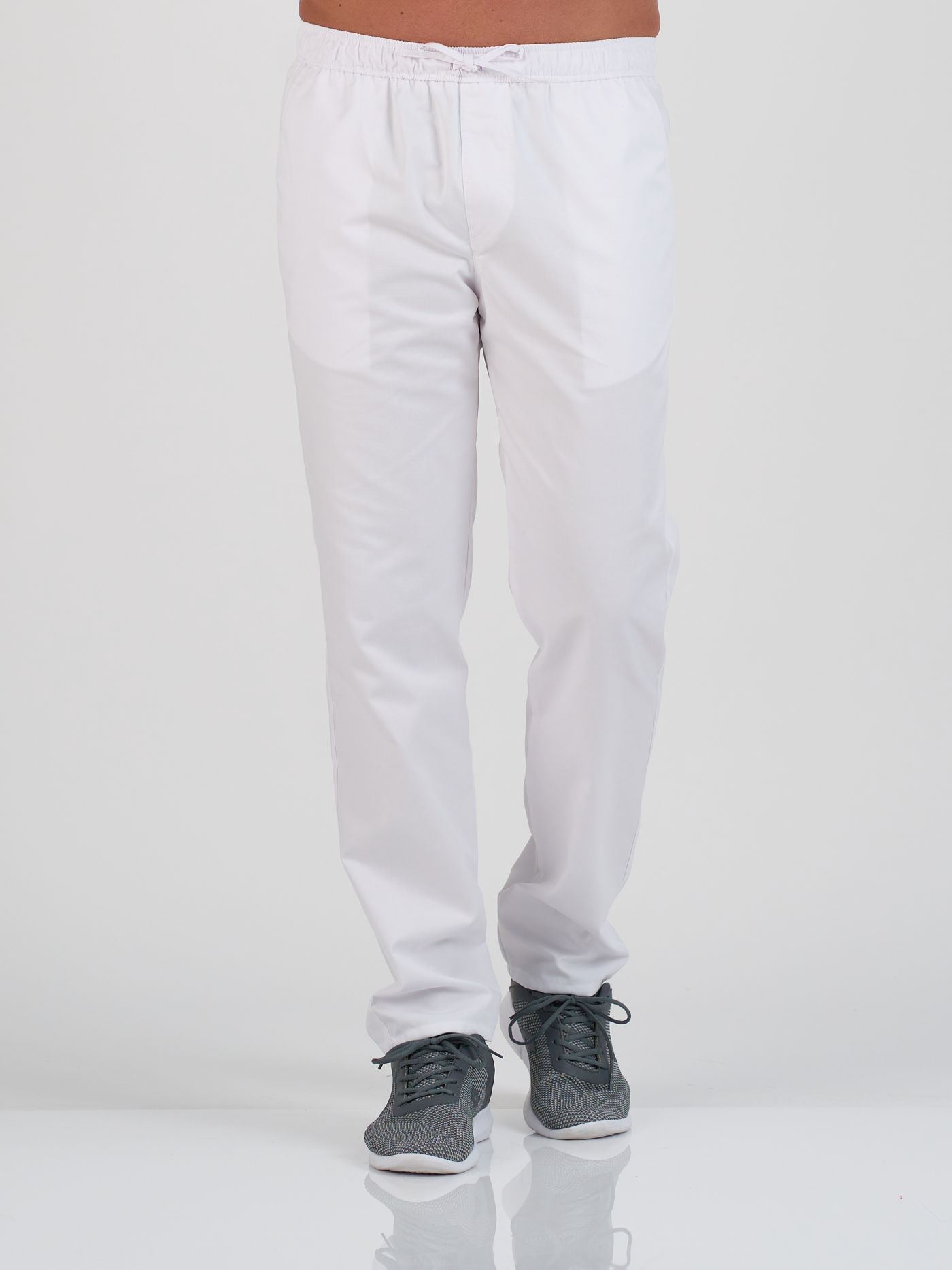 Muške pantalone Classic Bela/S