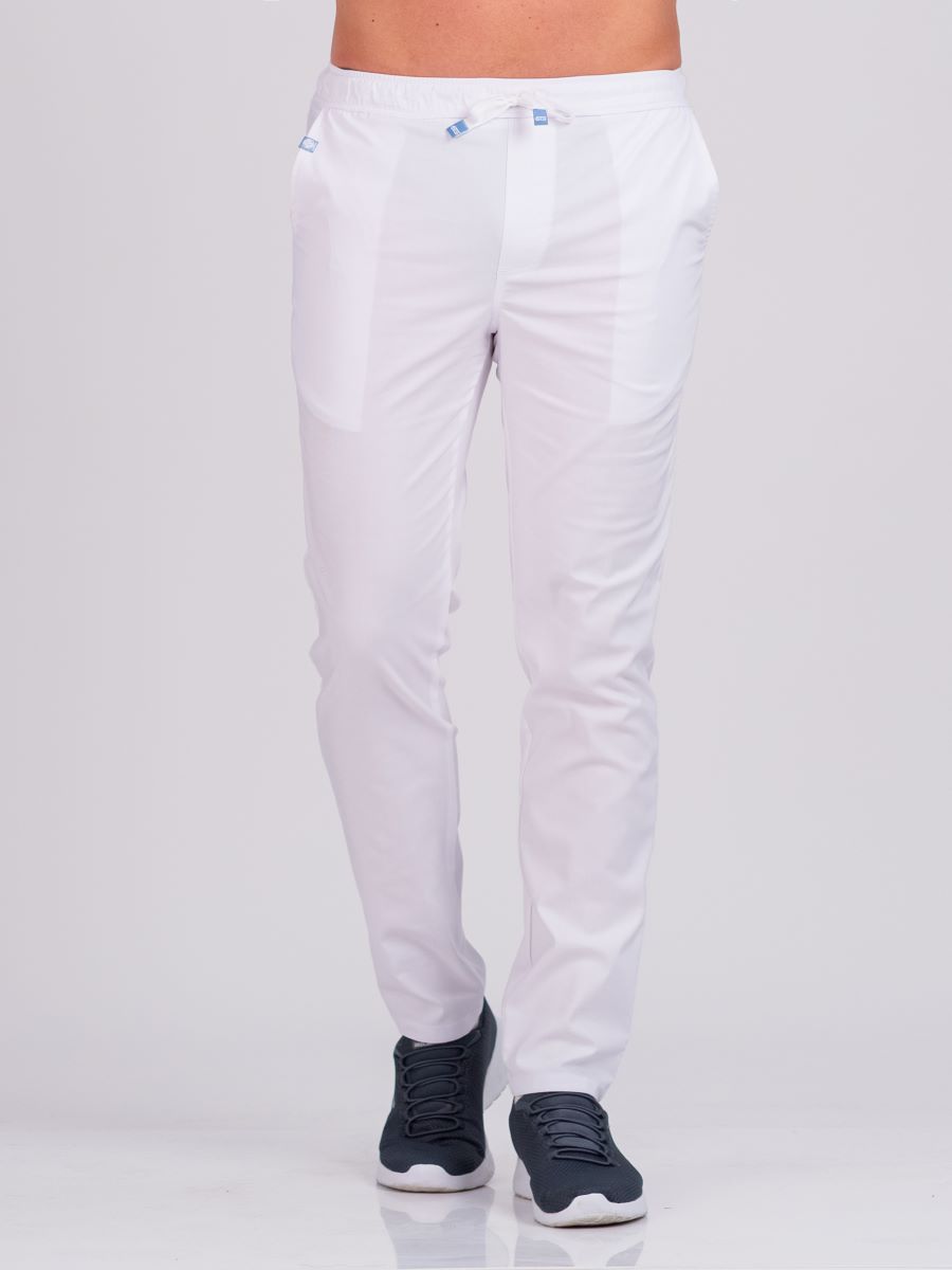 Muške Pantalone SuperStretch Bela/S